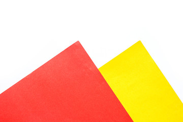 paper color yellow and red abstract background.