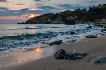 Sunrise Bulgarian beach