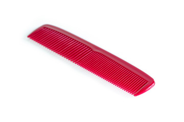 comb on white background.