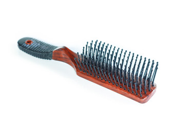 comb on white background.