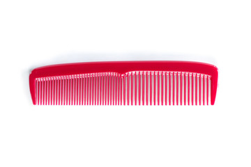 comb on white background.