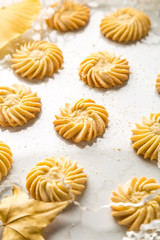 Butter Cookie Background. Cookie, biscuit