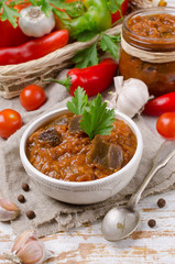 Traditional canned vegetables