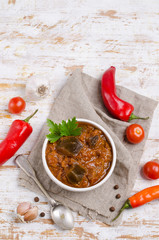 Traditional canned vegetables