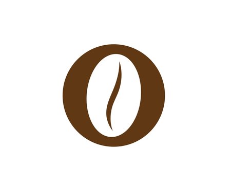 vector coffee beans icon 