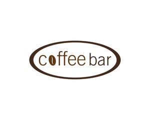 coffee bar logo vector icon illustration design 