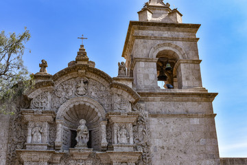 Yanahuara Church (Iglesia San Juan Bautista de Yanahuara) in Arequipa, Peru