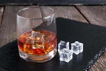 whiskey with ice