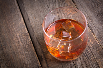 whiskey with ice