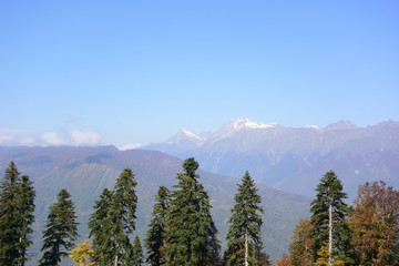 View of the ridge Psekhako