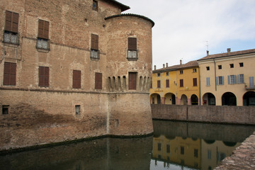 Fototapeta na wymiar Castello di Fontanellato, Parma, Italia
