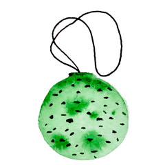 watercolor christmas decorations