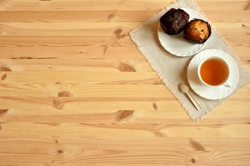muffins green tea