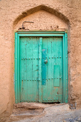 Amazing Doors of abandoned buildings on Oman