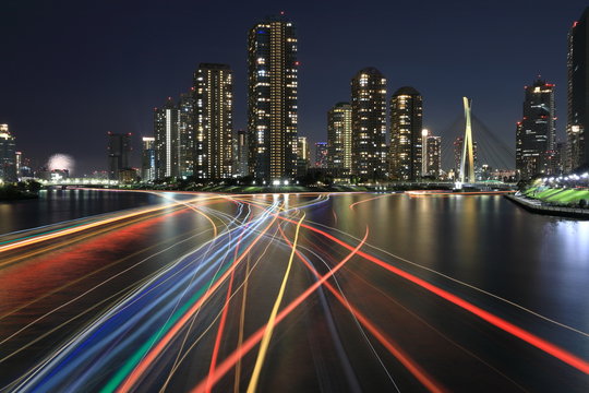 墨田川夕景