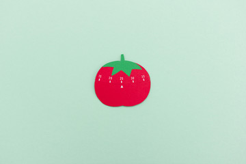 Küchen-Timer Tomate auf 25 Minuten eingestellt