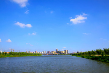 Urban landscape in the autumn