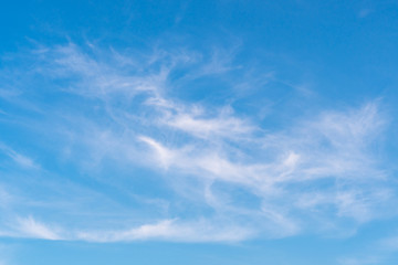Blue sky and clouds