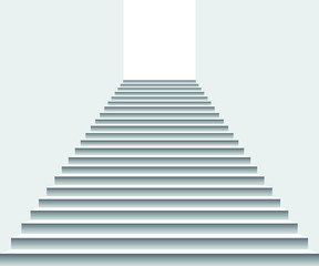 Stairs vector illustration isolated on white background
