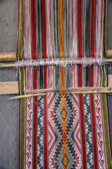 Traditional Andean textile designs. Arequipa, Peru