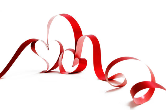 Heart shaped ribbon