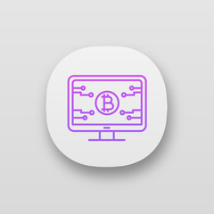 Bitcoin official webpage app icon