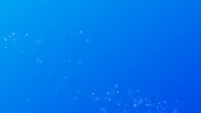 Abstract 3d rendering of flying particles. Modern background animation. Motion design, full frame 4k