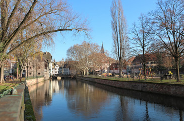 Fototapeta premium Picturesque old town Strasbourg - Alsace - France