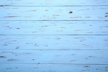 Blue wooden background or wood texture, wooden board