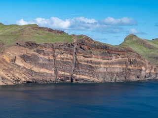 seascape view over Ponta de Sao Lourenco , Madeira Portugal