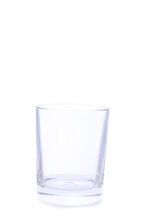 Empty glass isolated on a white background