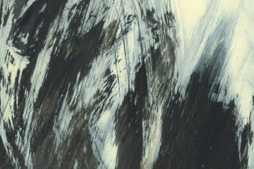 VERY hight resolution. watercolor stroke. Wallpaper with watercolor effect. Black acrylic paint stroke texture on white paper. Scattered art. Macro image. Hand made grunge. Art