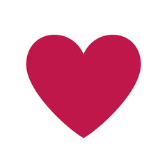 Heart Icon. Vector Shape.