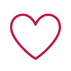 Heart Icon. Vector Line.