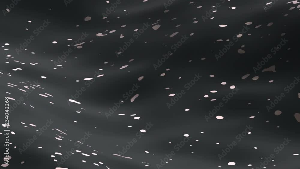 Poster abstract 3d rendering of seamless looped smooth surface animation with waves. modern background desi
