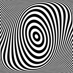 Torsion movement illusion. Lines texture.