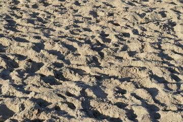 Sand, Braune Sandfläche