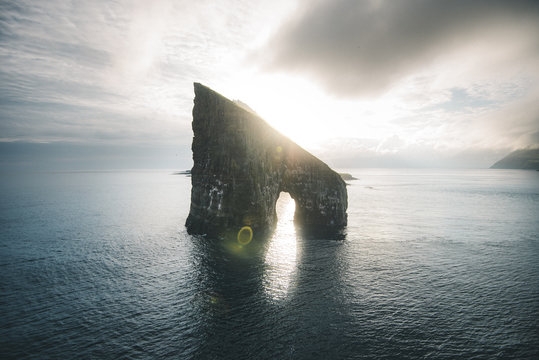 One of the craziest cliff formations of the Faroe Islands.