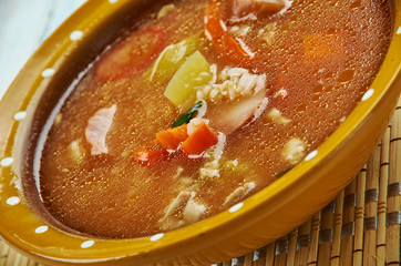 Mexican Chicken and Rice Soup