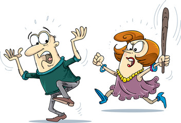 concept of domestic violence against a men