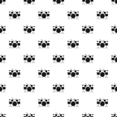 Drums set pattern seamless vector repeat geometric for any web design
