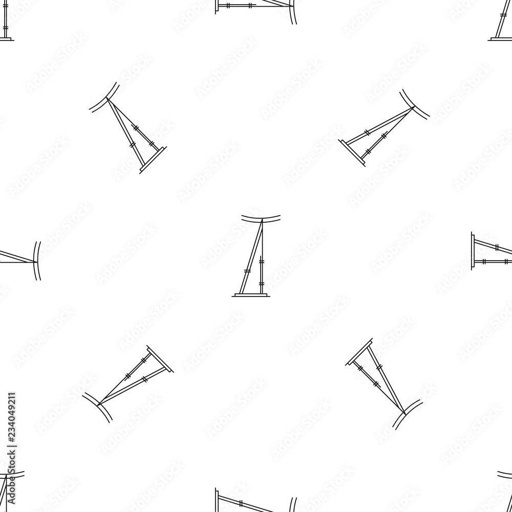 Poster telegraph pole pattern seamless vector repeat geometric for any web design