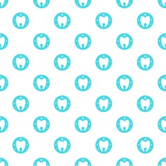 Flawless tooth pattern seamless vector repeat for any web design