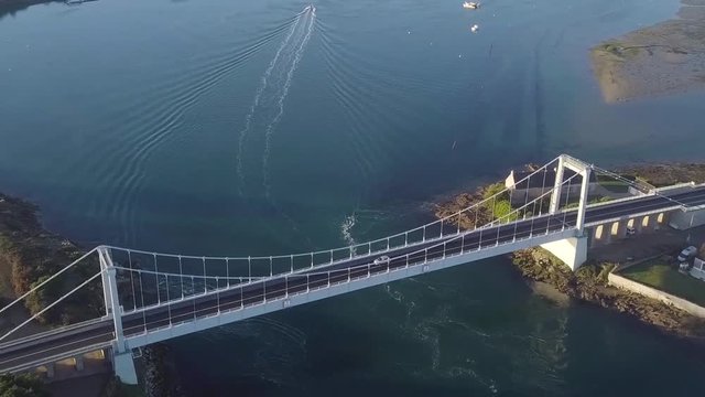 Pont-Lorrois Levé de soleil