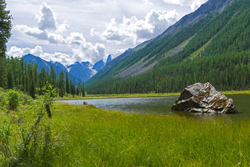 Shavla River. Altai Mountains, Russia.