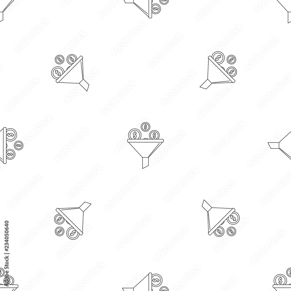 Poster investment pattern seamless vector repeat geometric for any web design