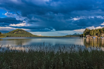 Castle Bezdez from Lake Machac