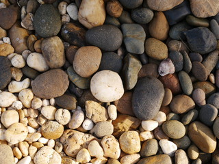 rock stone background,pebbles on the beach