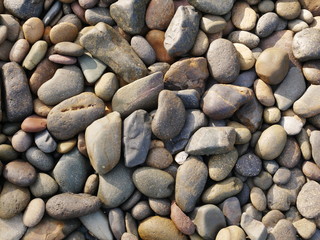 garden stone,pebbles on the beach