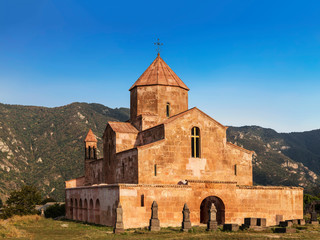 Fototapeta na wymiar Odzun monastery is an Armenian monastery of the VI century located in the village of Odzun of Lori region of Armenia